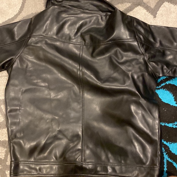 E A collection leather jacket - Picture 6 of 7
